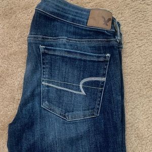 American Eagle distressed jeans size 10 long